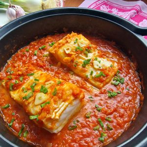 Bacalao con Tomate
