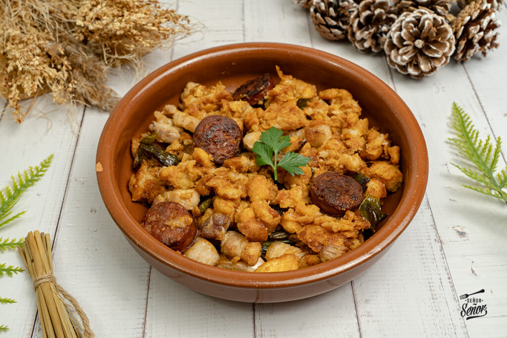 Migas Carne/Verduras